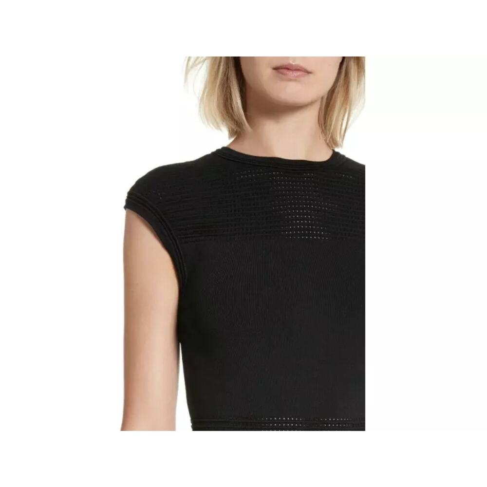 TED BAKER AURBRAY Stretch Laser Cut Eyelet Skater Fit & Flare Size 4 (Large) - Picture 4 of 7